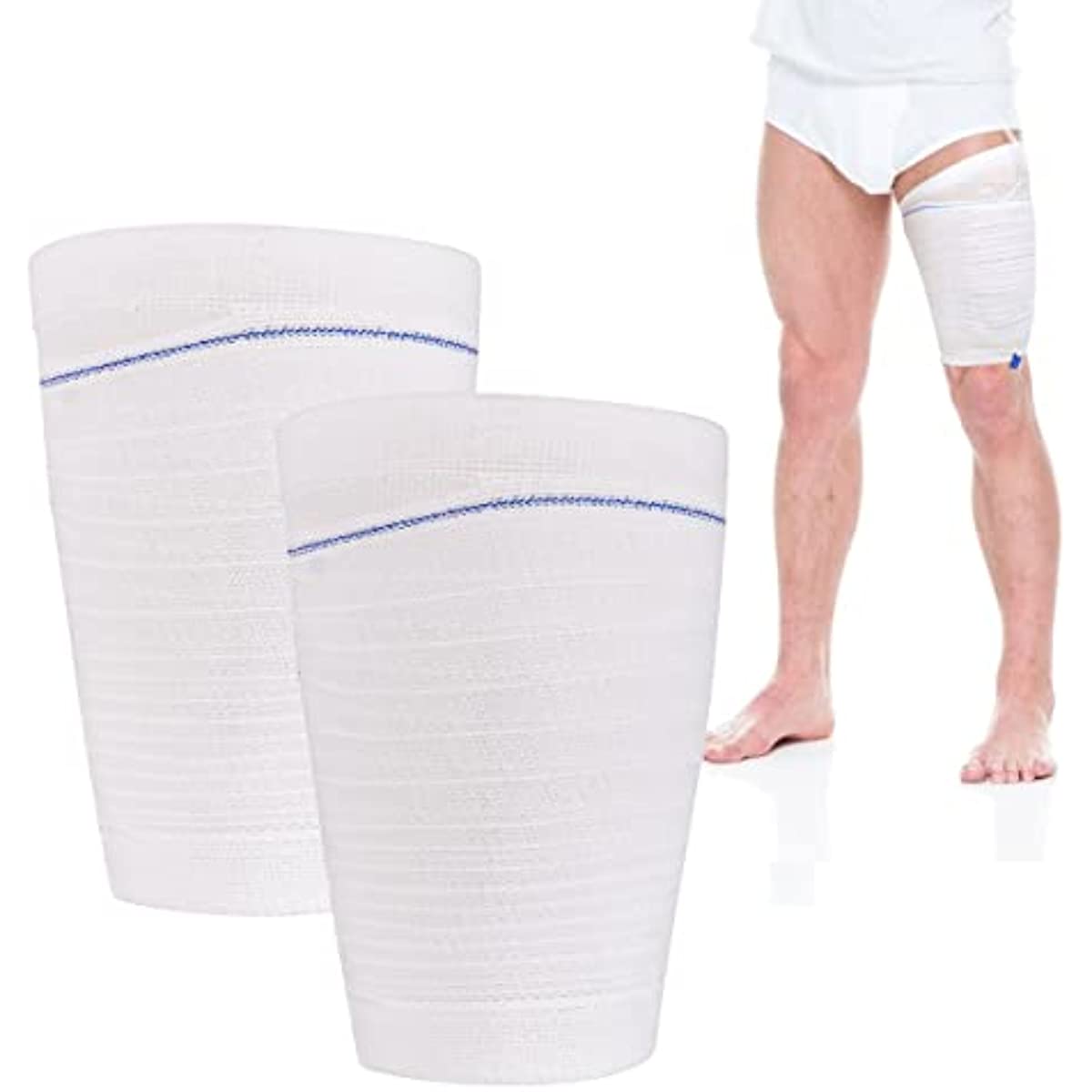 Catheter Leg Bag Holder Urine Leg Bag Sleeves - Urinary Drainage Bag for  Men or Women Wheelchairs 2pcs