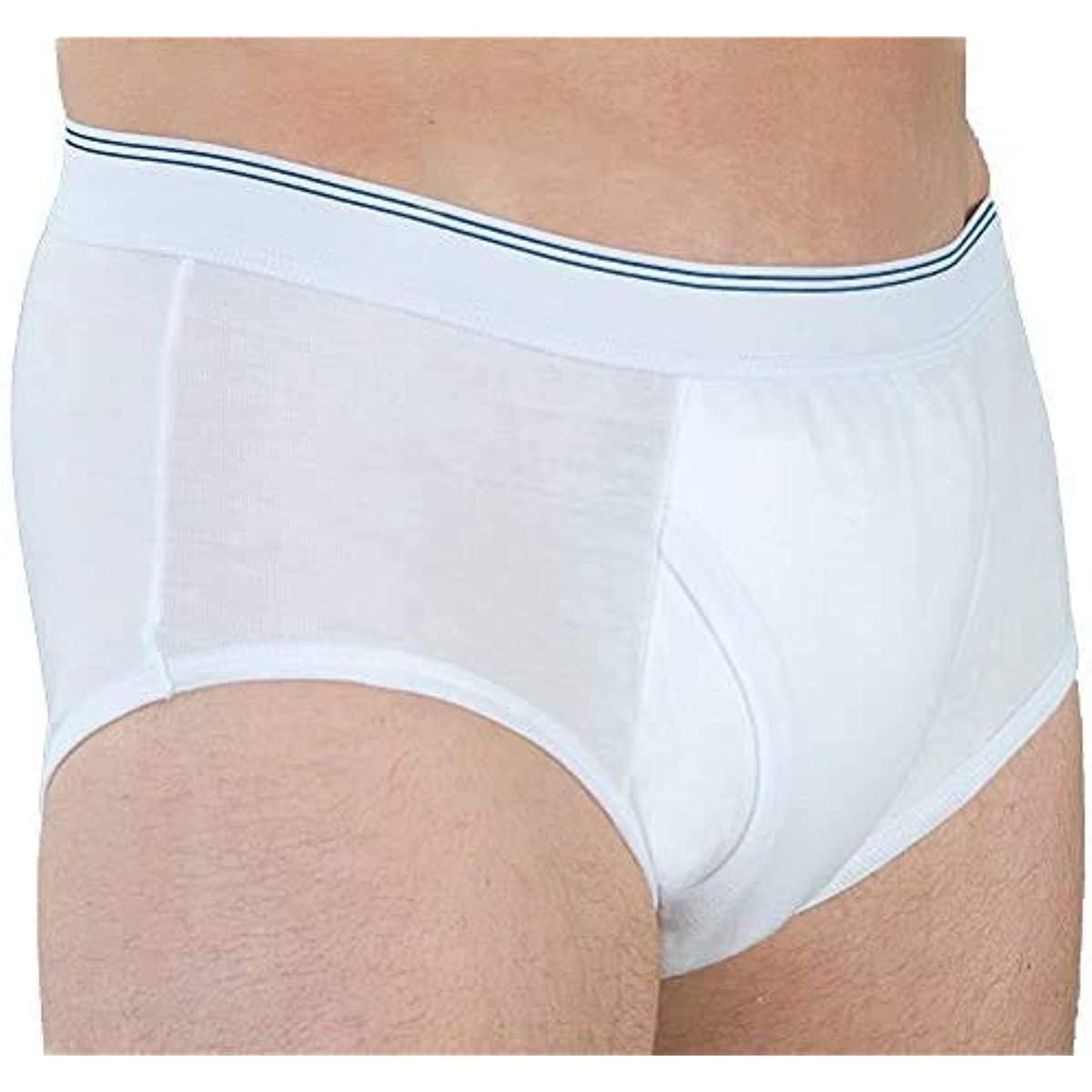 AIRCUTE Washable Super Absorbency Urinary Incontinence Underwear for Men,  Mens Regular Briefs for Bladder Leaks(160ML) (Medium, White) : :  Health & Personal Care
