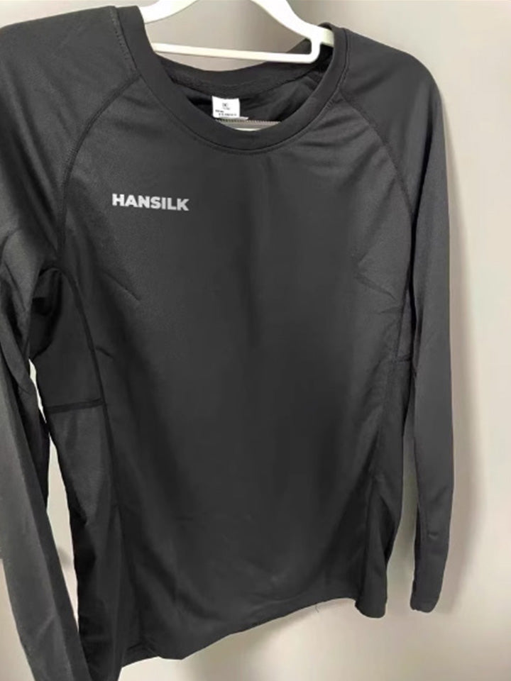 HANSILK Compression Jersey – Performance-Enhancing, Moisture-Wicking, and Breathable Athletic Shirt for Sports & Training