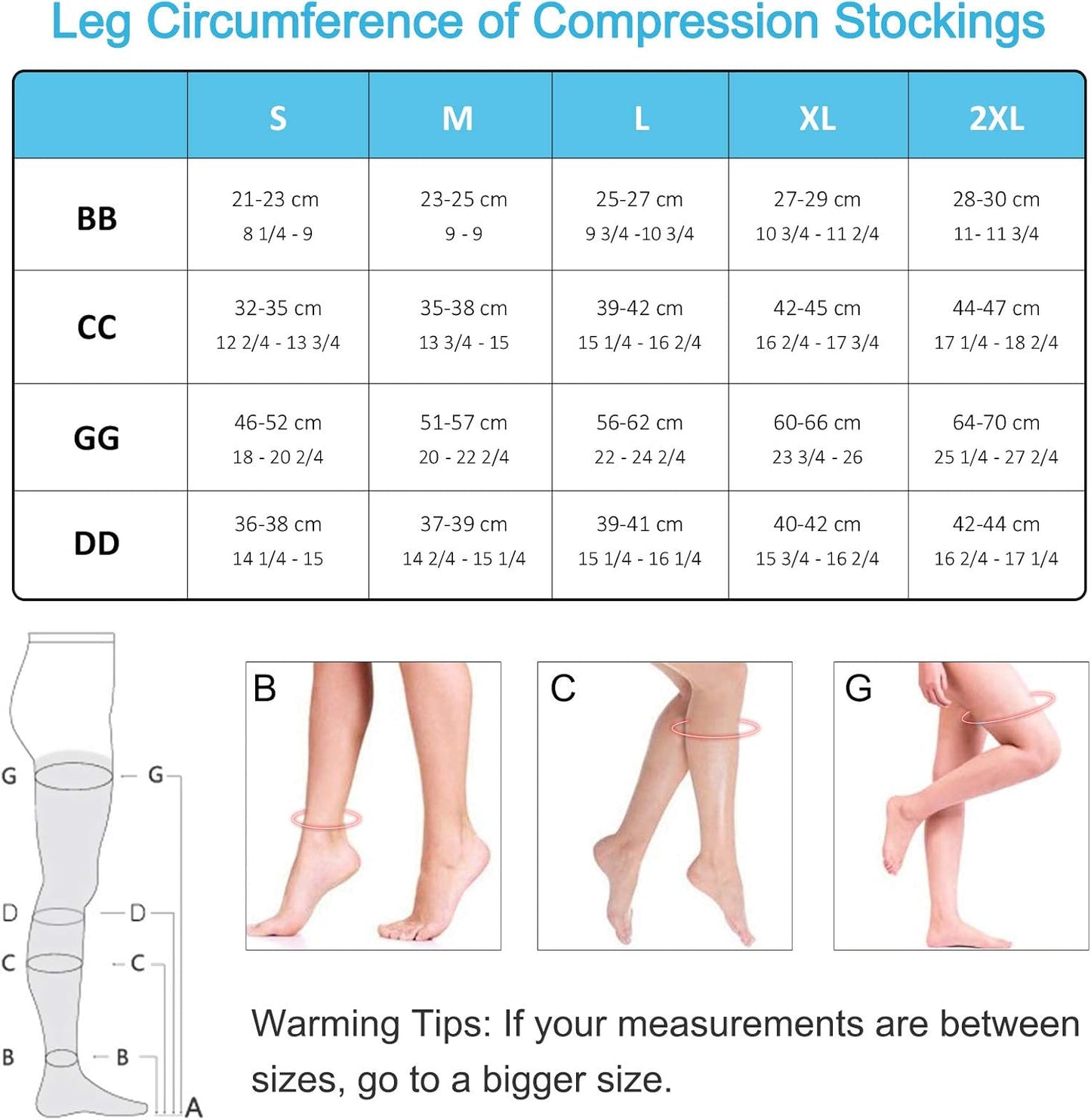 SPKLANDS Compression Stockings Thigh High for Women Men 20-30 mmhg Compression Socks for Medical or Therapeutic Use