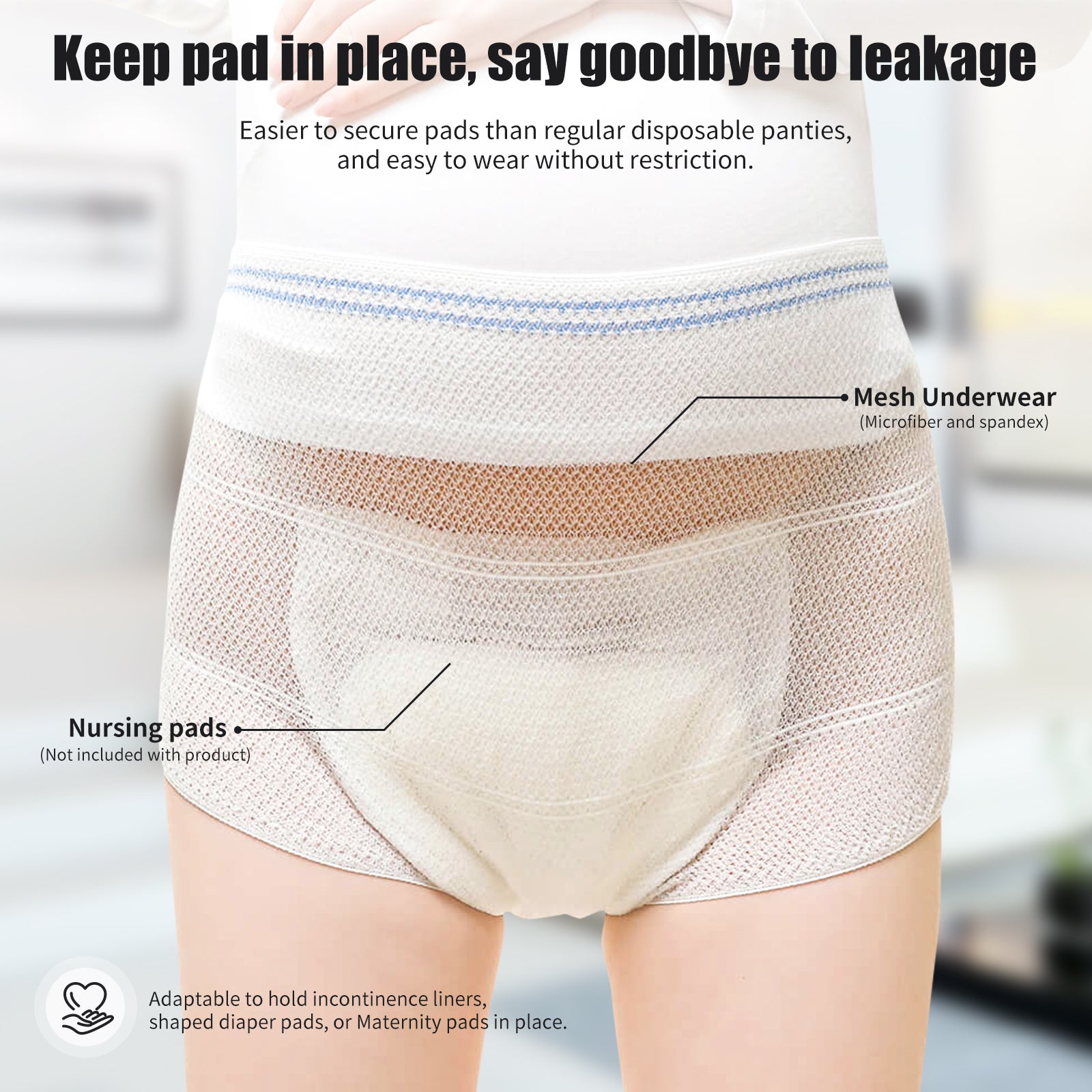 SIZI Disposable Period Panties (S-XL) | 360° Protection for Super Heavy  Flow | No Leakage, No Rashes, No Discomfort | Maternity Panties | All-Night  Protection | Ultra-Absorbent Core (XL, 5) : Amazon.in: Clothing &  Accessories
