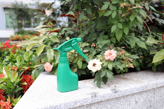 FAMI HELPER Green Water Spray Bottle for Plants, Sprinklers for Watering Flowers and Plants, Plant Mister Spray Bottle, Mist Spray Bottles, Hand Pressure Spray Bottle