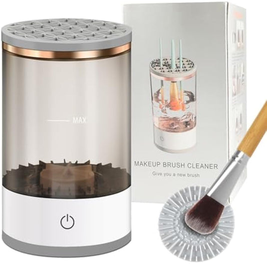 Electric Make Up Brush Cleaner Machine & Sponge Cleaner - Automatic Makeup Cleaner for Brushes and Sponges