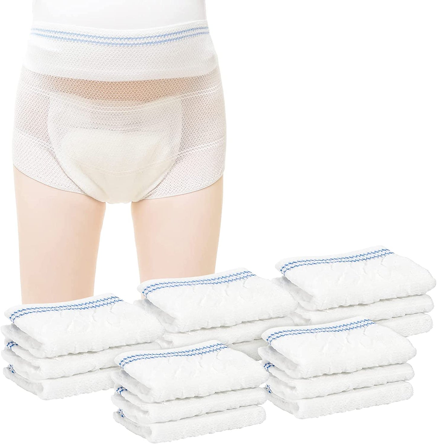 Mesh Disposable Postpartum Underwear 6 Count Hospital Underwear C