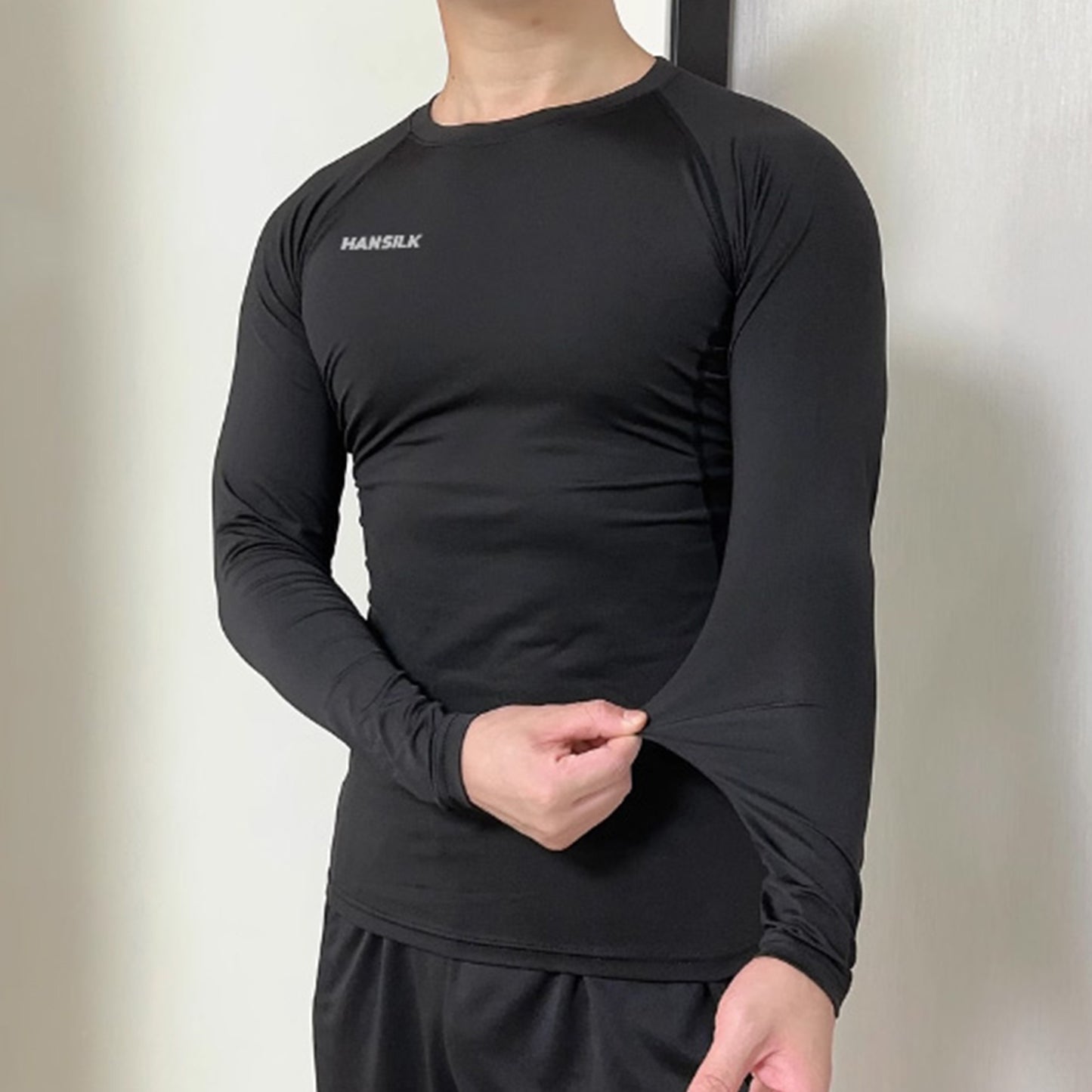 HANSILK Compression Jersey – Performance-Enhancing, Moisture-Wicking, and Breathable Athletic Shirt for Sports & Training