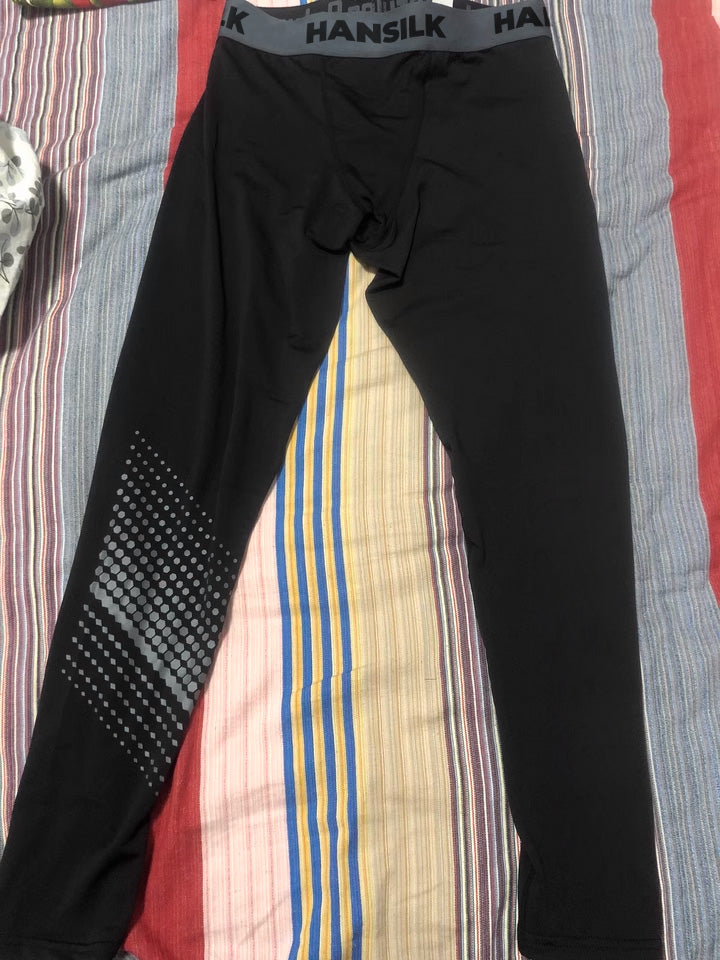 HANSILK Compression Trousers – High-Performance, Moisture-Wicking Athletic Pants for Gym, Running, and Recovery