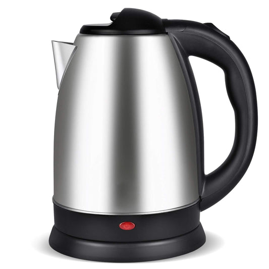 FAMI HELPER 1.7L Stainless Steel Electric Kettle, Hot Water Boiler, Automatic Shut Off & Boil-Dry Protection, 1000W Fast Boil