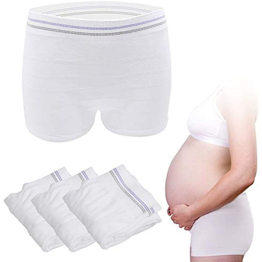 Mesh Postpartum Underwear Seamless Disposable Post Bay C-Section Recovery Maternity Panties for Women