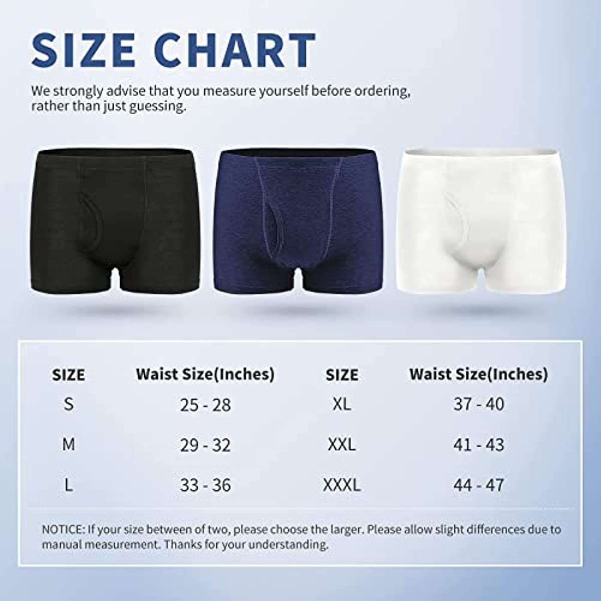 Incontinence Underwear for Men Washable Leakproof Super Absorbency Urinary Incontinence Briefs 2pcs