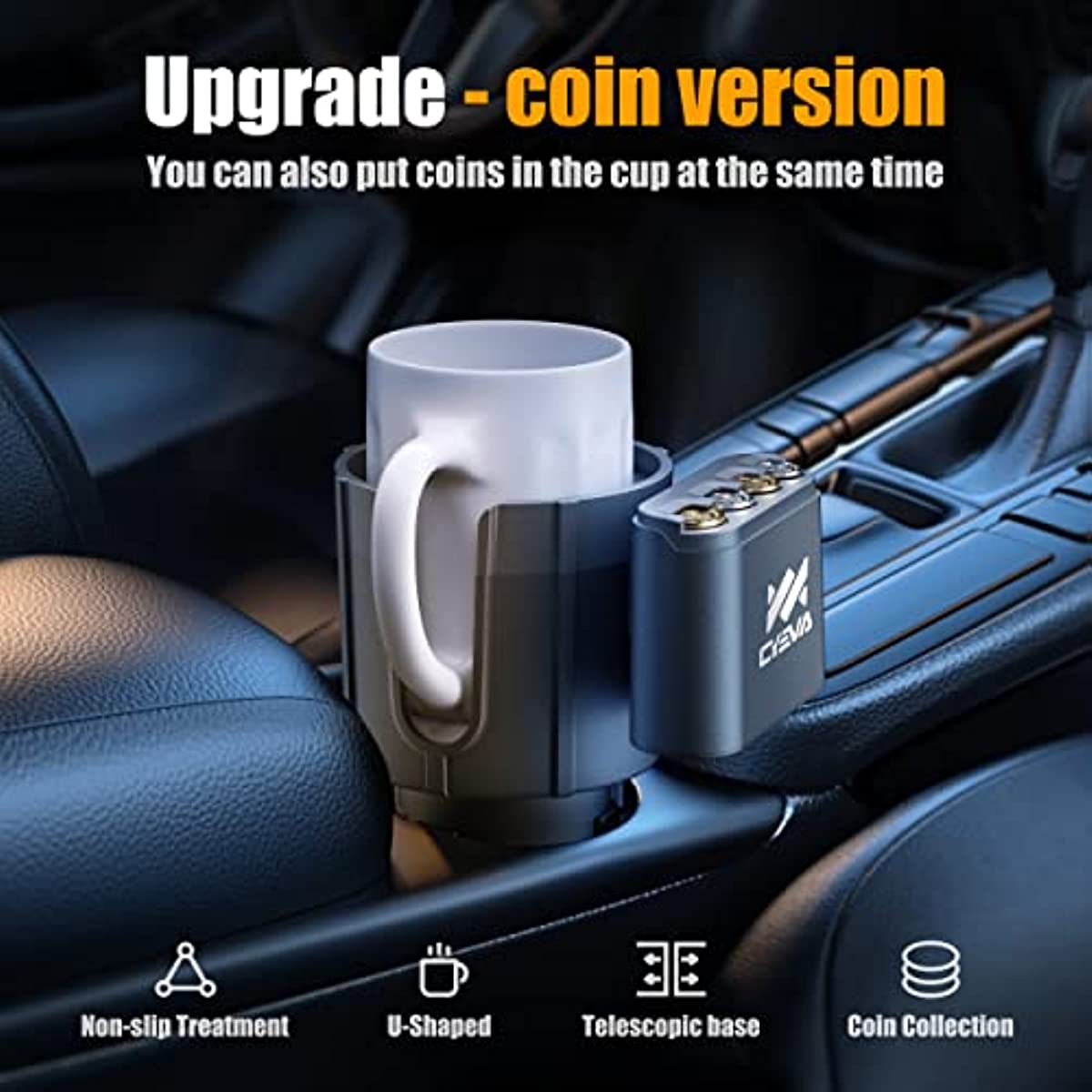 Yous Auto Car Cup Holder Car Air Vent Cup Stand Non-Slip Car
