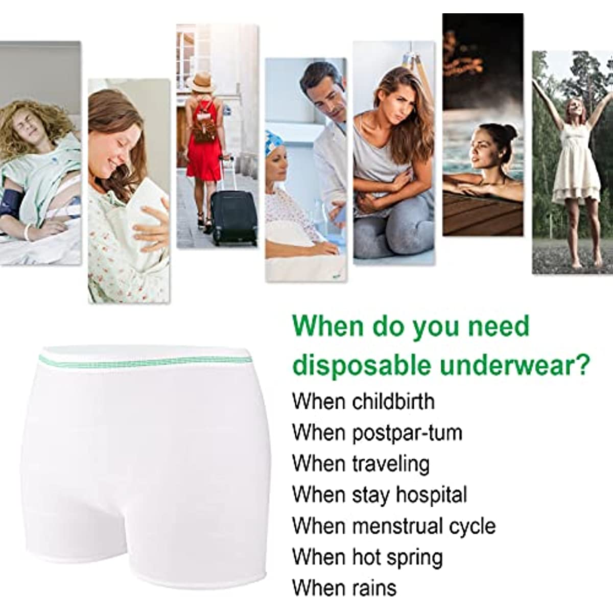 Mesh Panties Postpartum Disposable Mesh Postpartum Underwear